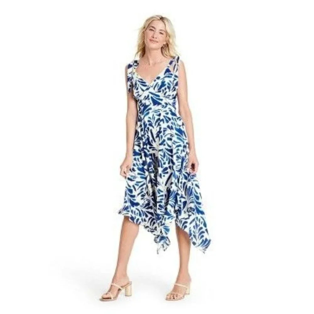 ALEXIS for Target Botanical Tie‎ Strap Dress